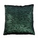 Metallic cushion green